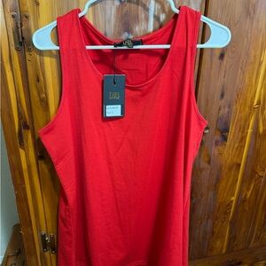 L&B Women's Vibrant Red Tank Top